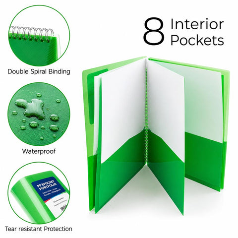 Bazic 8 Pocket Folder
