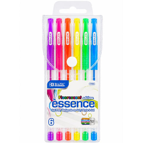 Bazic Oil Gel Colored Pens - 5 Pk.