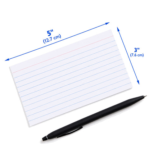 Bazic Ruled Index Cards 100 Pk.