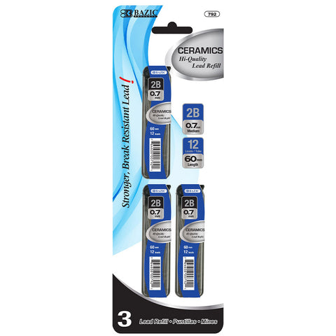 Bazic 0.7mm Leads - 3 Pk.