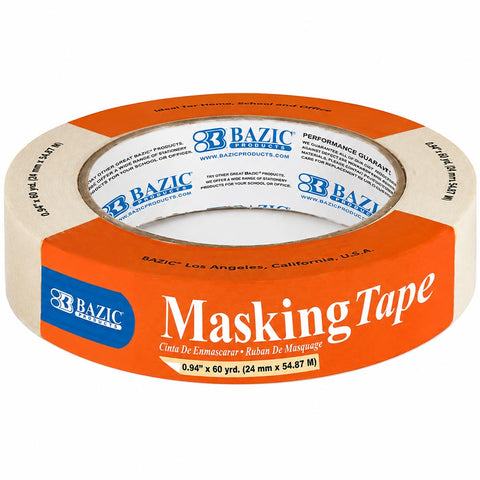 Bazic White Paper Tape