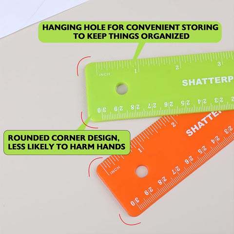 Bazic 12" Flexible Ruler