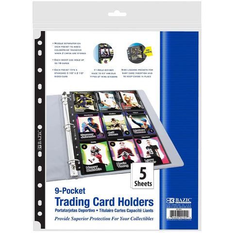 Bazic Trading Card Holder - 5 Pk.