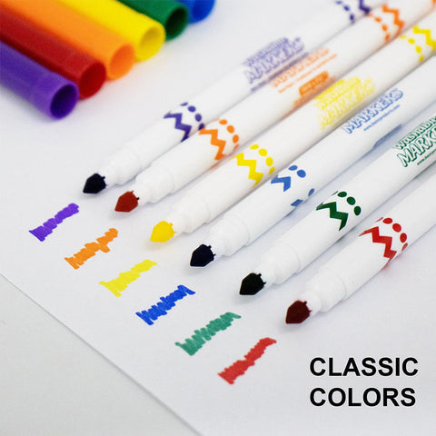 Bazic Thin Washable Markers - 10 Pk.