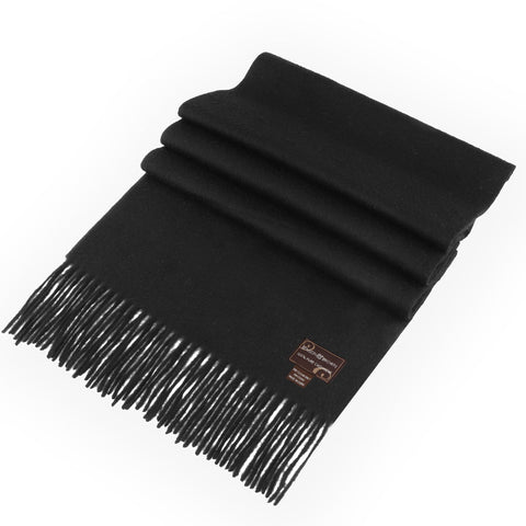 Mens Benson Cashmere Scarf Black E