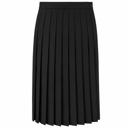 Juniors Uniform Skirt Black Rayon