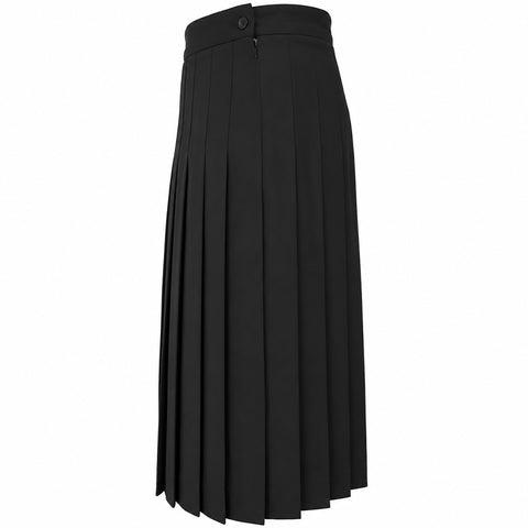 Juniors Uniform Skirt Black Rayon