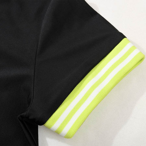 Boys Short Sleeve Yellow Varsity Swim Top