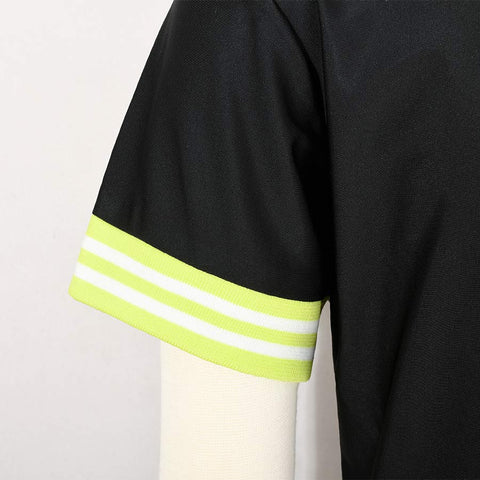 Boys Short Sleeve Yellow Varsity Swim Top