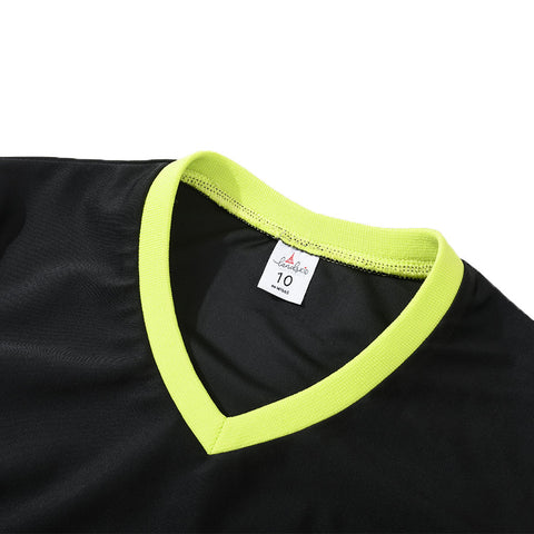 Boys Short Sleeve Yellow Varsity Swim Top