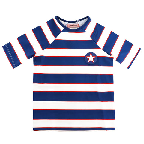 Boys Nautical Striped Swim Set