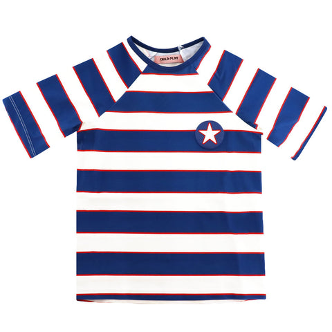 Boys Nautical Striped Swim Set