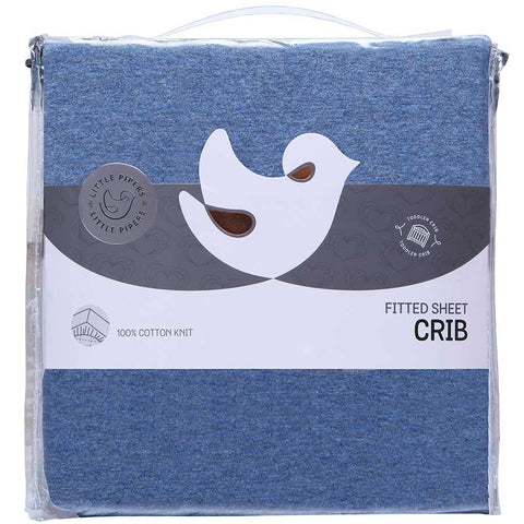 Porta Crib Sheet Heather Blue