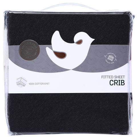 Porta Crib Sheet Heather Black