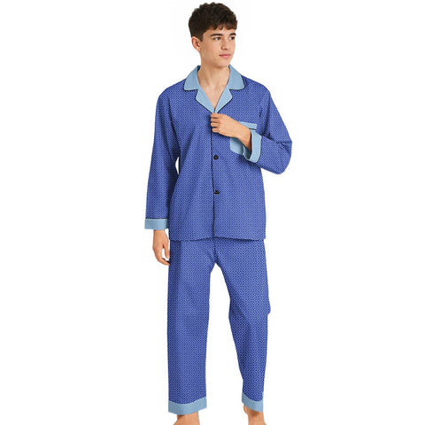 Boys Casual Trends Blue Speckled Pajamas