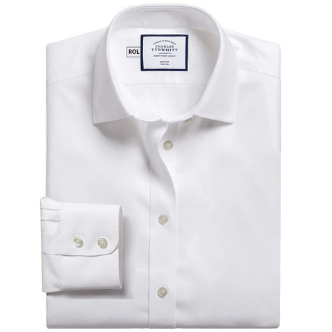 Charles Tyrwhitt Twill 100% Cotton Premium Shirt