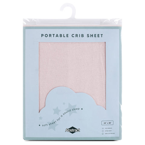 Porta Crib Sheet Pink