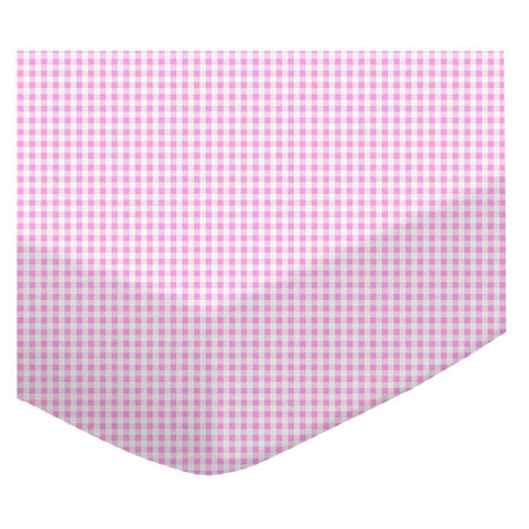 Regular Crib Sheet Pink / Gingham Sheets