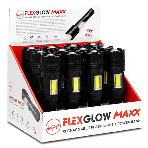 Deejays Flashlight W/Power Bank