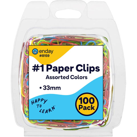 Small Colored Clips - 100 Pk.