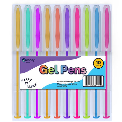 Multi Color Gel Pens - 10 Pk.
