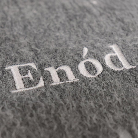 Mens Enod Grey Cashmere Scarf