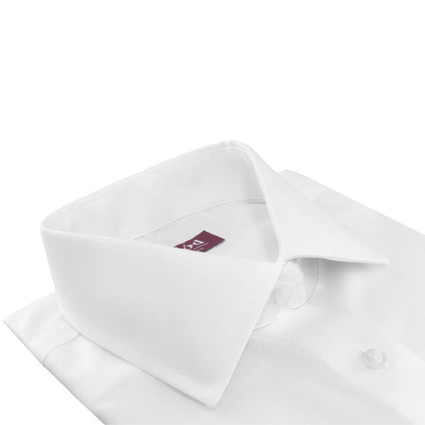 Enod Purple Label White on White 100% Cotton Slim Premium Shirt #24