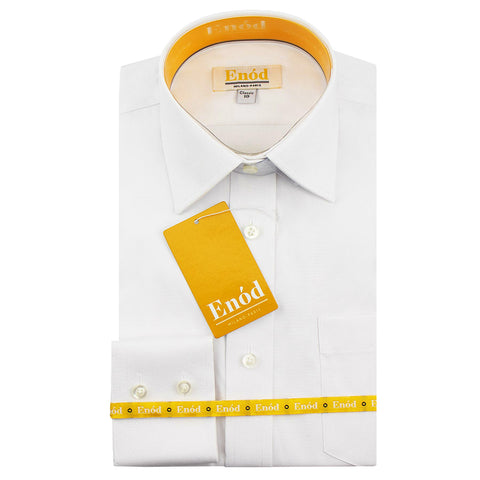Boys Enod Orange Label Shirt - Double Buttons