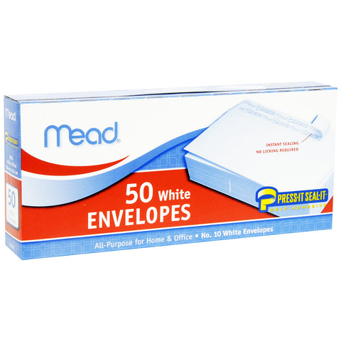 #10 Envelopes - 50 Pk. W/ Sticker