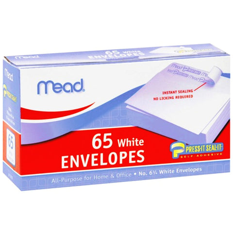 #6 Envelopes - 65 Pk. W/ Sticker