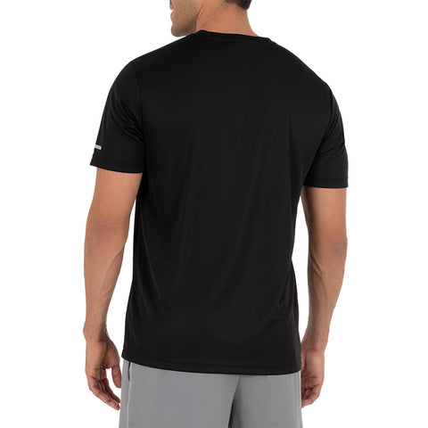 Mens Exercise Cotton Black T-Shirt