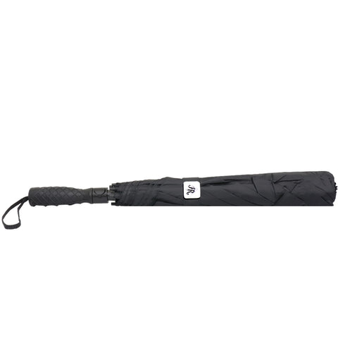 Mens Fit Rite Black Jumbo Folding Umbrella