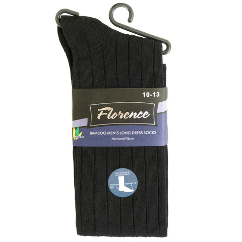 Mens Florence Bamboo Over-the-Calf Socks