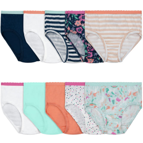 Girls Fruit of The Loom Panties - 10 Pk.