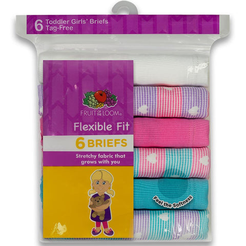 Girls Fruit of The Loom Toddler Panties