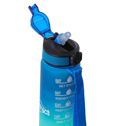 Blue & Green Sports Bottle - 24 oz.