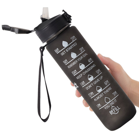 Black Sports Bottle - 24 oz.