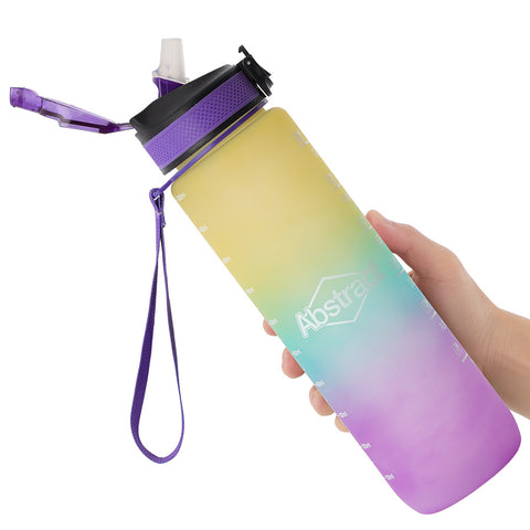 Pink & Yellow Sports Bottle - 24 oz.
