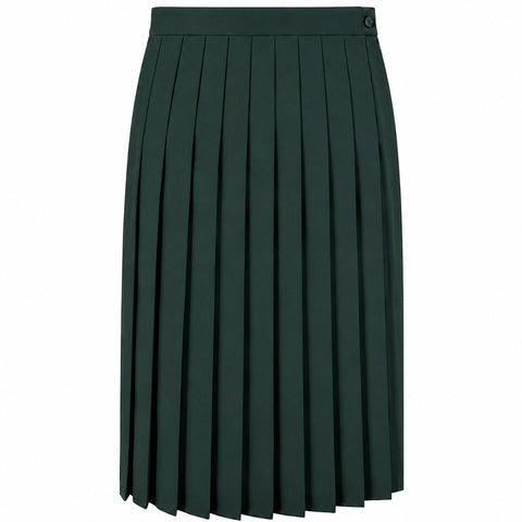Juniors Uniform Skirt Green Rayon