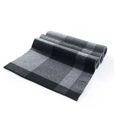 Mens Ilmio Knitted Cashmere Wool Blend Scarf #2