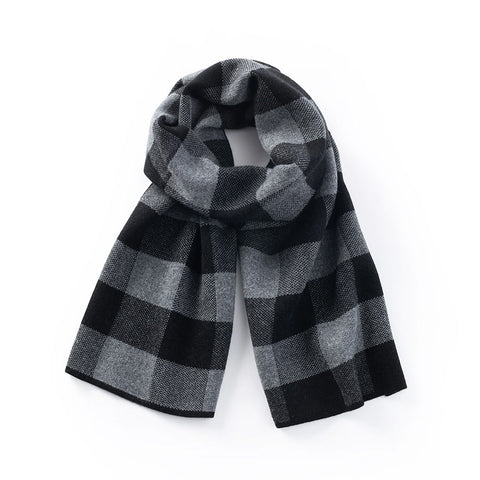 Mens Ilmio Knitted Cashmere Wool Blend Scarf #3