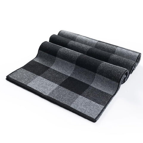 Mens Ilmio Knitted Cashmere Wool Blend Scarf #3