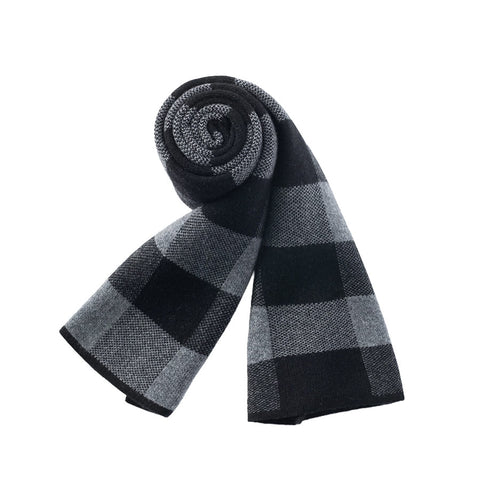 Mens Ilmio Knitted Cashmere Wool Blend Scarf #3