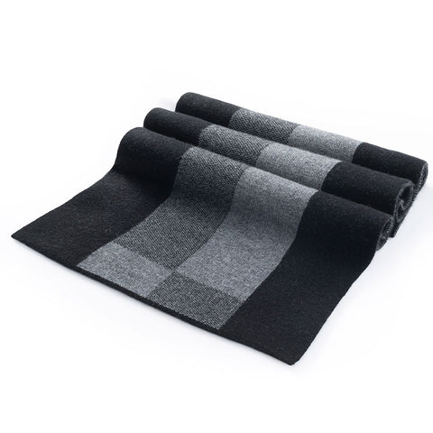 Mens Ilmio Knitted Cashmere Wool Blend Scarf #4