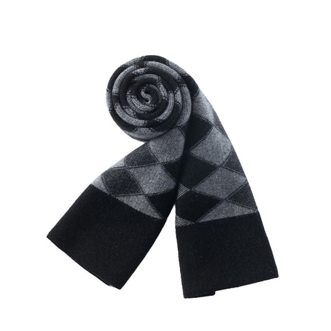 Mens Ilmio Knitted Cashmere Wool Blend Scarf #5