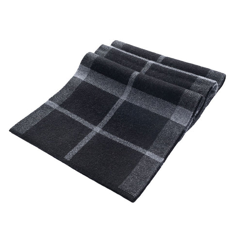 Mens Ilmio Knitted Cashmere Wool Blend Scarf #6