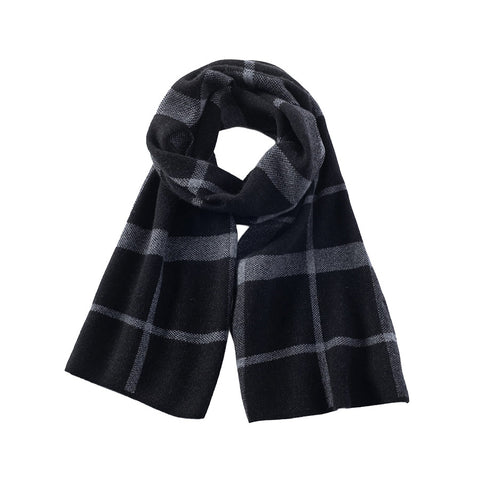 Mens Ilmio Knitted Cashmere Wool Blend Scarf #6