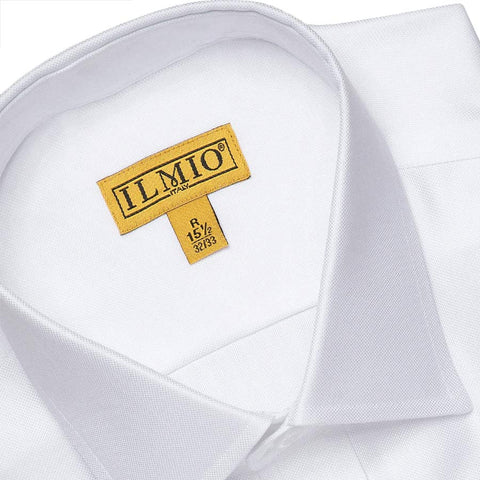 Mens Chassidish Ilmio Gold Label White on White Shirt #F1