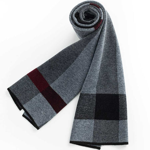 Mens Ilmio Wool Knit Scarf #02