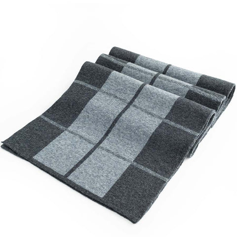 Mens Ilmio Wool Knit Scarf #01